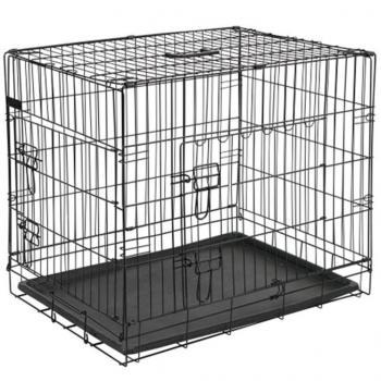 ARDEBO.de - @Pet Hunde-Transportkäfig Metall 50,8 x 30,5 x 35,5 cm Schwarz 15006