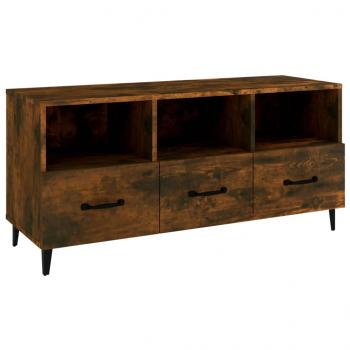 TV-Schrank Räuchereiche 102x35x50 cm Holzwerkstoff