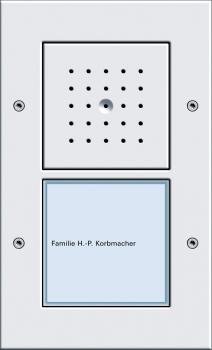 ARDEBO.de Gira 126666 Türstation AP 1fach, Türkommunikations-Systeme, Reinweiß