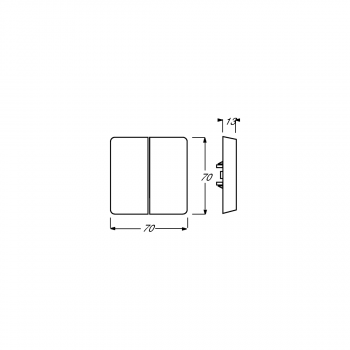 Busch-Jaeger 2105-32 Wippe, Allwetter 44, cremeweiß (2CKA001731A1783)