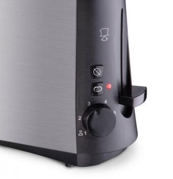 Cloer 3810 Langschlitz-Toaster für 2 Toastscheiben, 880 W, edelstahl