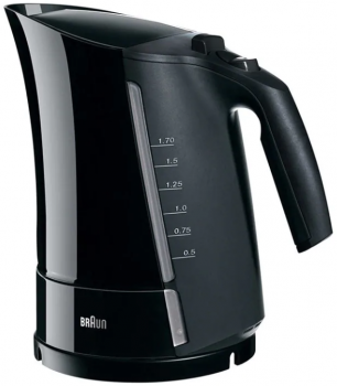 ARDEBO.de Braun MultiQuick 3 WK 300 Wasserkocher, 2280W, 1,7l, schwarz