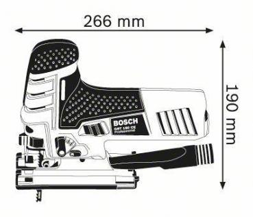 Bosch GST 150 C E Professional Stichsäge (0601512003), 780 W inkl. L-Boxx