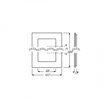 Busch-Jaeger 1724-825 Abdeckrahmen, Carat, 4-fach Rahmen, Glas schwarz (2CKA001754A4325)