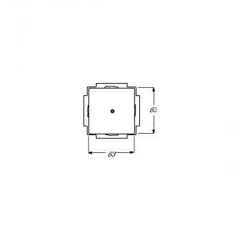 Busch-Jaeger 1742-83 Blindzentralscheibe mit Tragring, future linear, alusilber (2CKA001710A3664)