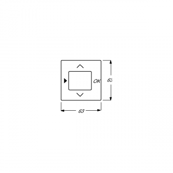 Busch-Jaeger 6435-83 Zentralscheibe, future linear, alusilber (2CKA006430A0305)