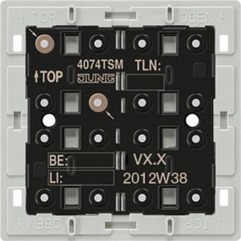 ARDEBO.de KNX Tastsensor-Modul mit integriertem Busankoppler Standard, 4fach, FD Design, Jung 4074TSM