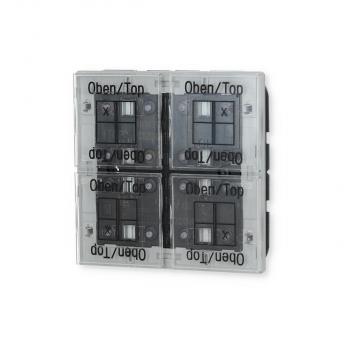 KNX Tastsensor-Modul mit integriertem Busankoppler Standard, 4fach, FD Design, Jung 4074TSM