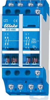 ARDEBO.de Eltako S12-400-230V Stromstoßschalter, 4 Schließer 16A/250V AC (21400030)