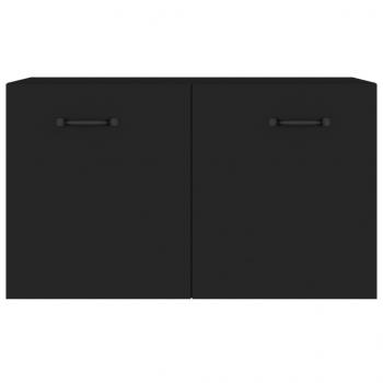 Wandschrank Schwarz 60x36,5x35 cm Holzwerkstoff