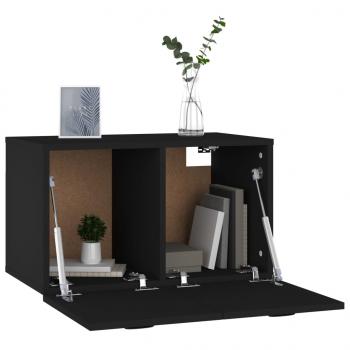 Wandschrank Schwarz 60x36,5x35 cm Holzwerkstoff