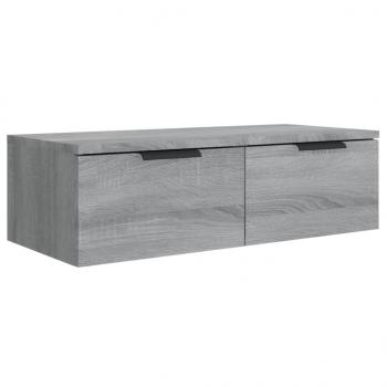 Wandschrank Grau Sonoma 68x30x20 cm Holzwerkstoff