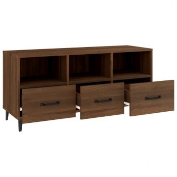 TV-Schrank Braun Eichen-Optik 102x35x50 cm Holzwerkstoff