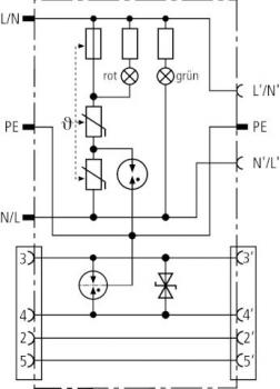 Dehn Überspannungsableiter Kombiadapter, Typ 3 (909310)