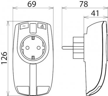 Dehn Überspannungsableiter Kombiadapter, Typ 3 (909310)