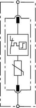 Dehn 952070 Einpoliger, teilbarer Überspannungs-Ableiter, Typ 2