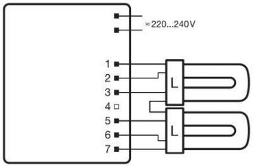 LEDVANCE Quicktronic Multiwatt QTM2x26-42220 Elektronisches Vorschaltgerät