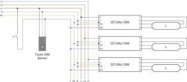 LEDVANCE Quicktronic Intelligent Dali DIM T8 QTIDALI1x58DIM Elektronisches Vorschaltgerät, dimmbar