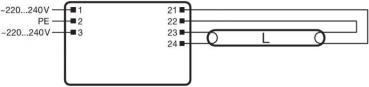 LEDVANCE Quicktronic Fit 5/8 QT-FIT8 1x18 Elektronisches Vorschaltgerät, 18W