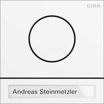 ARDEBO.de Gira 5565902 System 106 Türstationsmodul, Verkehrsweiß