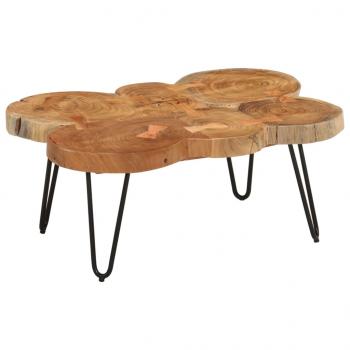 ARDEBO.de - Couchtisch 36 cm 6 Stämme Massivholz Akazie