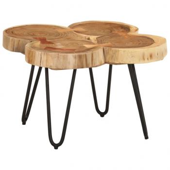 ARDEBO.de - Couchtisch 36 cm 4 Stämme Massivholz Akazie