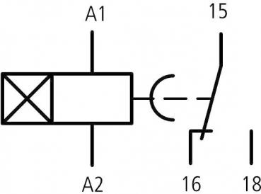 Eaton ETR2-11 Zeitrelais, 1 W, 0,05 s - 100 h, 24-240 V AC 50/60 Hz, 24-48 V DC, ansprechverzögert (262684)