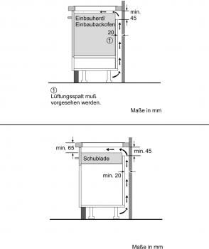 Bosch PXY875KW1E Autarkes Induktionskochfeld, Glaskeramik, 80 cm breit, PerfectCook, Alu-Rahmen, silber