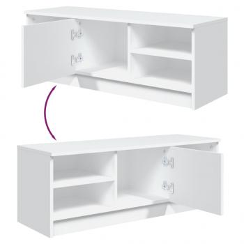 TV-Schrank Weiß 102x35,5x36,5 cm Holzwerkstoff