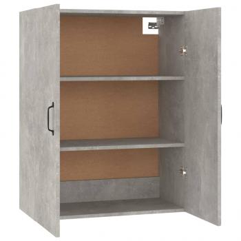 Hängeschrank Betongrau 69,5x34x90 cm Holzwerkstoff