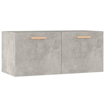 Wandschrank Betongrau 80x35x36,5 cm Holzwerkstoff