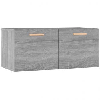 Wandschrank Grau Sonoma 80x35x36,5 cm Holzwerkstoff