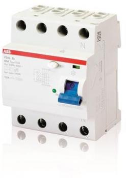 ARDEBO.de ABB Stotz F204B+63/0,03 FI-Schutzschalter 4P, Typ B+ , 63A, 30mA (2CSF204701R1630)