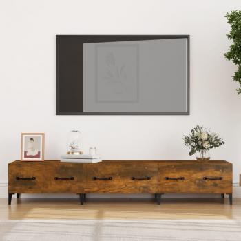 ARDEBO.de - TV-Schrank Räuchereiche 150x34,5x30 cm Holzwerkstoff