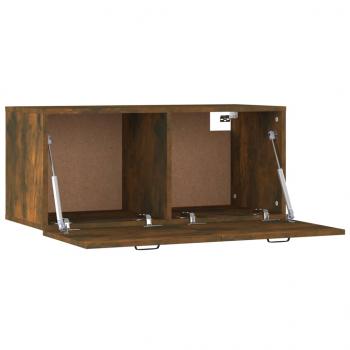 Wandschrank Räuchereiche 80x35x36,5 cm Holzwerkstoff