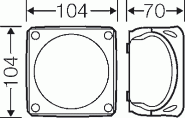 Hensel KF0404G Kabelabzweigkasten 1,5-4 mm²