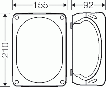 Hensel KF1616G Kabelabzweigkasten 6-16 mm²