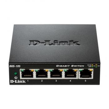 ARDEBO.de D-Link 5-Port Gigabit Switch (DGS-105/E)