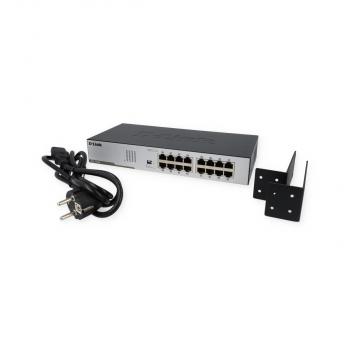 D-Link 16-Port Gigabit Desktop Switch, 16x RJ-45 Ports, 2000Mbit (DGS-1016D)