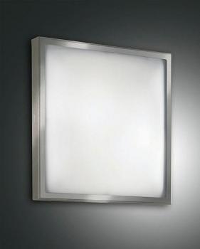 ARDEBO.de Fabas Luce Osaka Deckenleuchte, 230 V, 2x42 W, Nickel satiniert (2867-61-178)