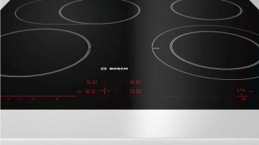 Bosch PKN601DP1D Serie 8 Autarkes Glaskeramik Kochfeld, Glaskeramik, 60 cm breit, flächenbündig, DirectSelect Premium