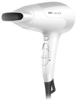 ARDEBO.de Braun Satin Hair 3 PowerPerfection HD380 Haartrockner, 2000 W, Ionen-Funktion, Styling-Düse, Infrarot-Heizsystem, weiß