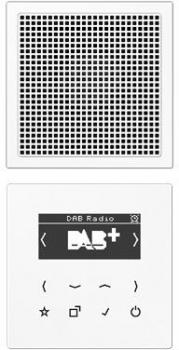 ARDEBO.de Jung DABLS1WW Smart Radio DAB+ Set Mono, alpinweiß