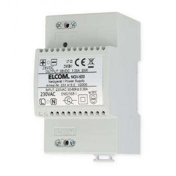 Elcom NGV-500 Netzgerät, REG, 2D-Video, lichtgrau
