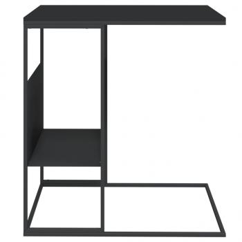 Beistelltisch Schwarz 55x36x59,5 cm Holzwerkstoff