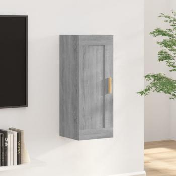 ARDEBO.de - Wandschrank Grau Sonoma 35x34x90 cm Holzwerkstoff