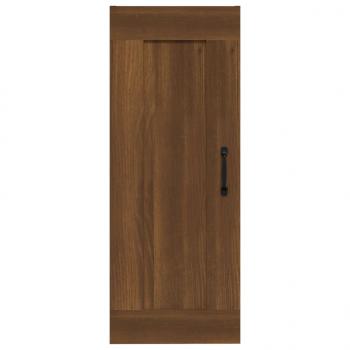 Hängeschrank Braun Eichen-Optik 35x34x90 cm Holzwerkstoff