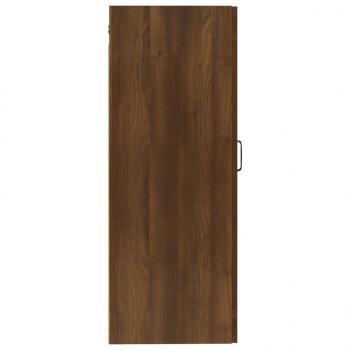 Hängeschrank Braun Eichen-Optik 35x34x90 cm Holzwerkstoff