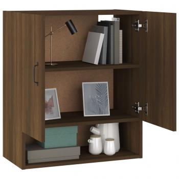 Wandschrank Braun Eichen-Optik 60x31x70 cm Holzwerkstoff