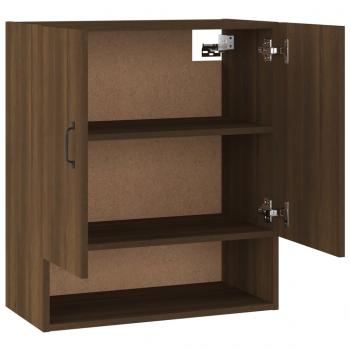 Wandschrank Braun Eichen-Optik 60x31x70 cm Holzwerkstoff